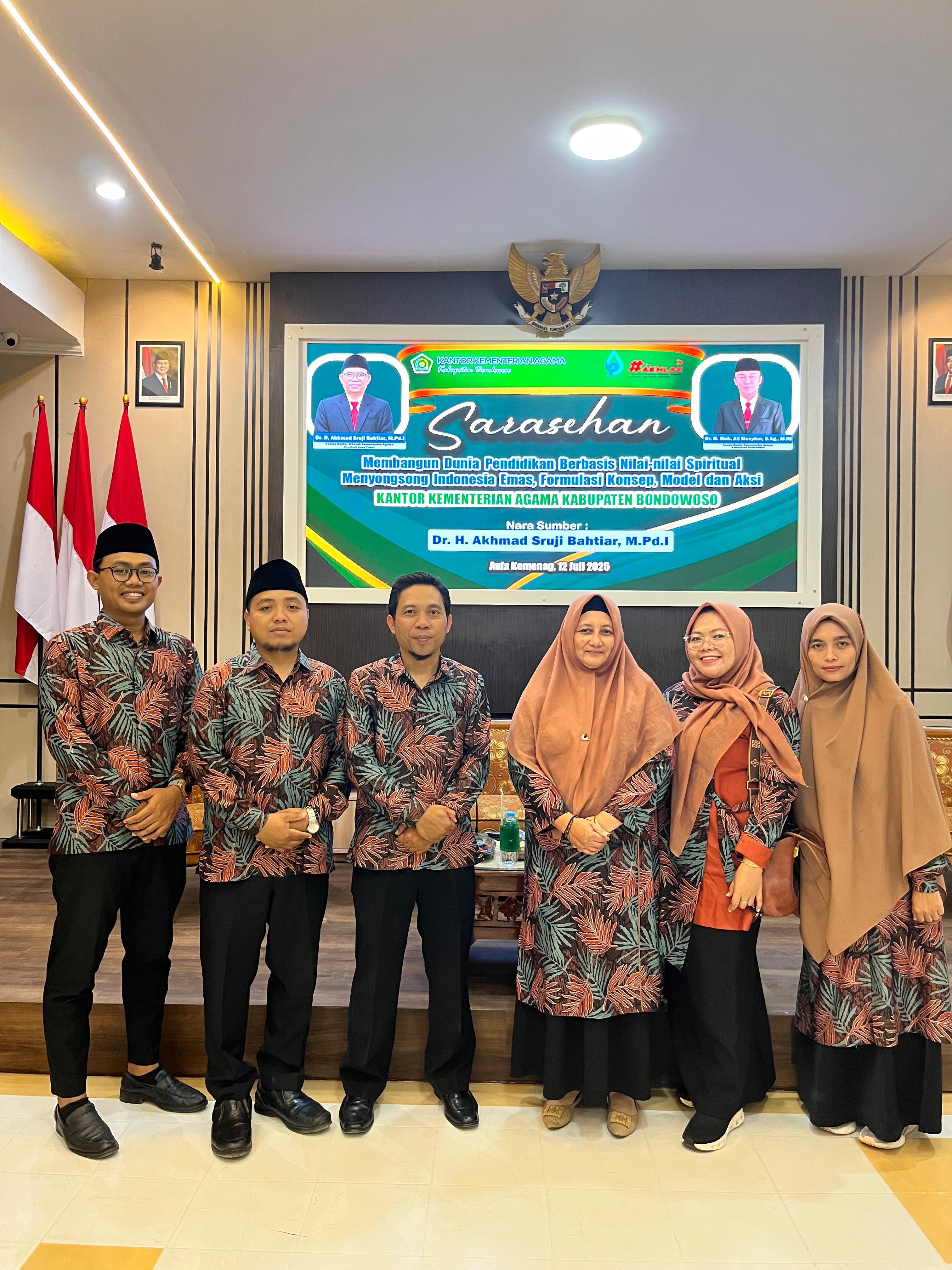 Sarasehan Pendidikan: Membangun Dunia Pendidikan Berbasis Nilai Spiritual Menuju Indonesia Emas